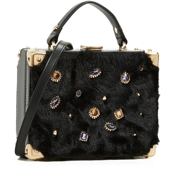 🔥FINAL PRICE🔥NEW SAM EDELMAN PLUSH TRUNK BAG - Picture 2 of 8